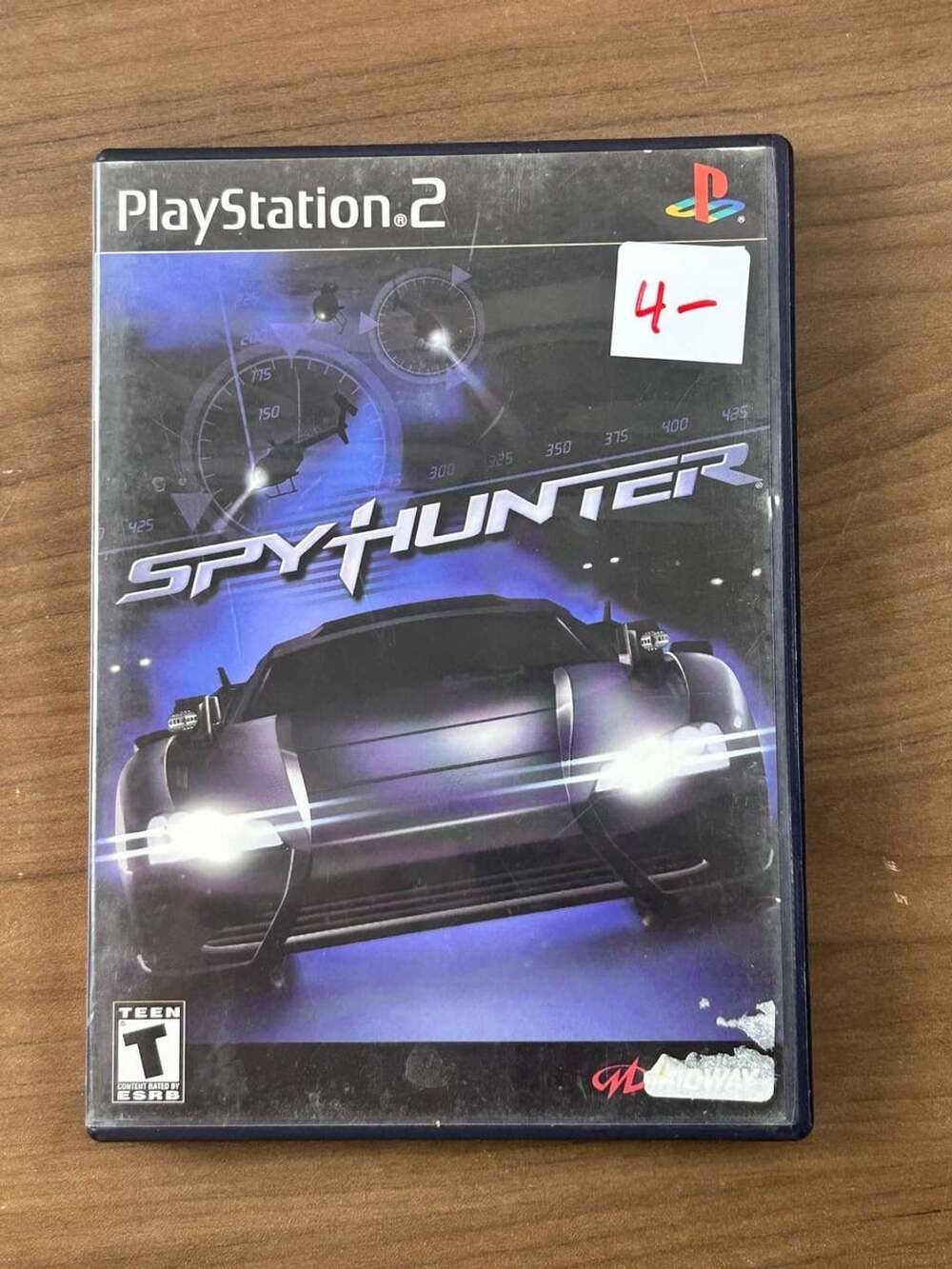 Spy Hunter Sony PlayStation 2 PS2 2001 Black Label Complete CIB w/ Manual